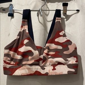 Varley Bromley Convertible Sports Bra In Pink